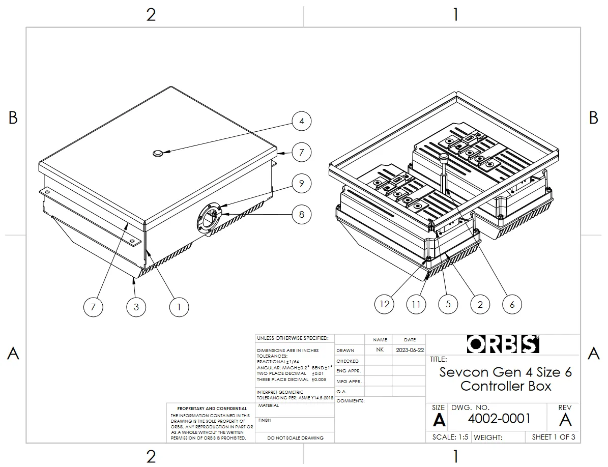 Controller box drawing page 1