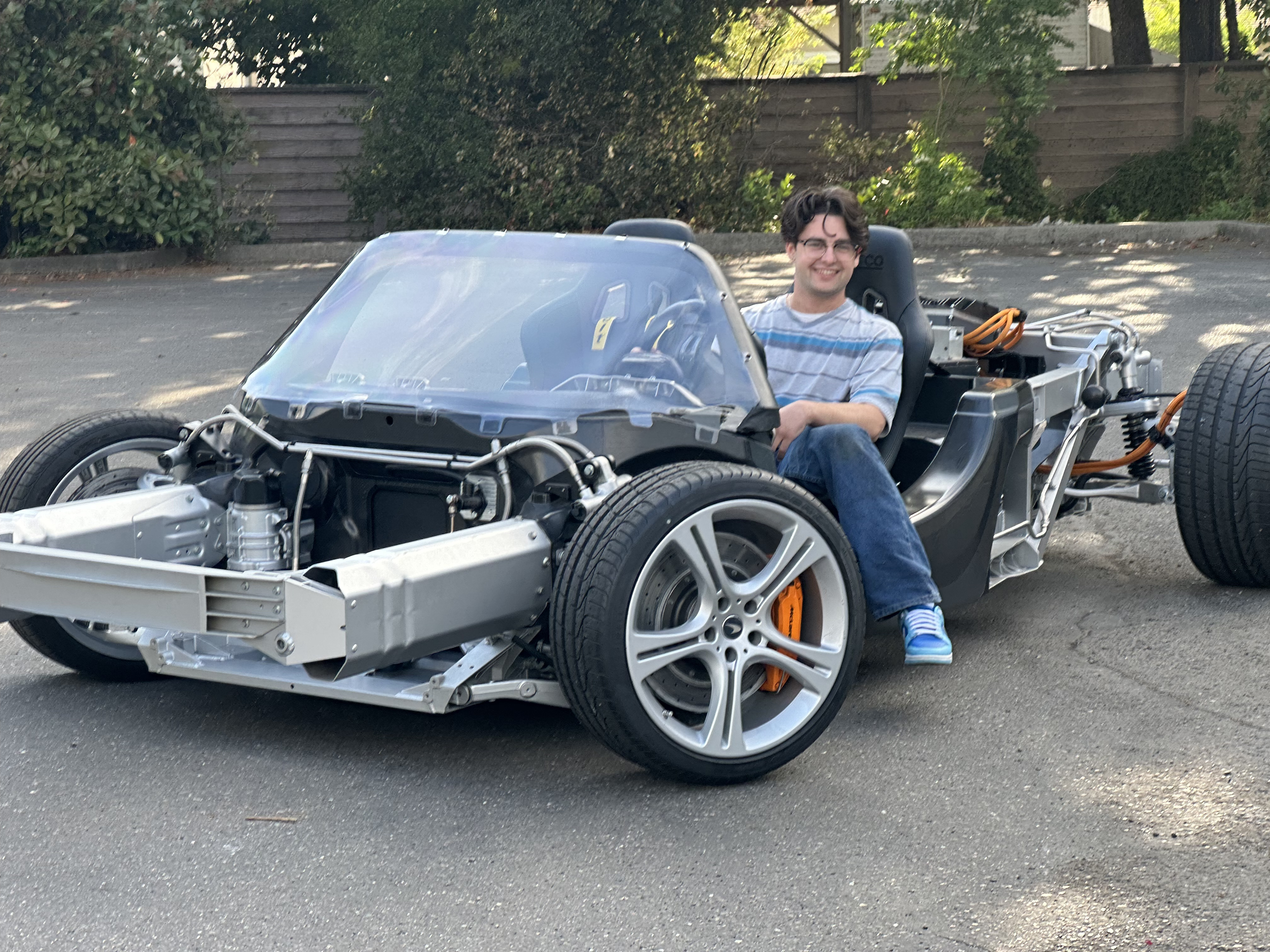 Sitting in McLaren